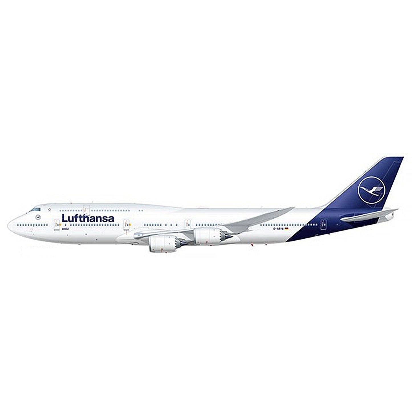 1/500 Lufthansa New Colors B747-8 Inter