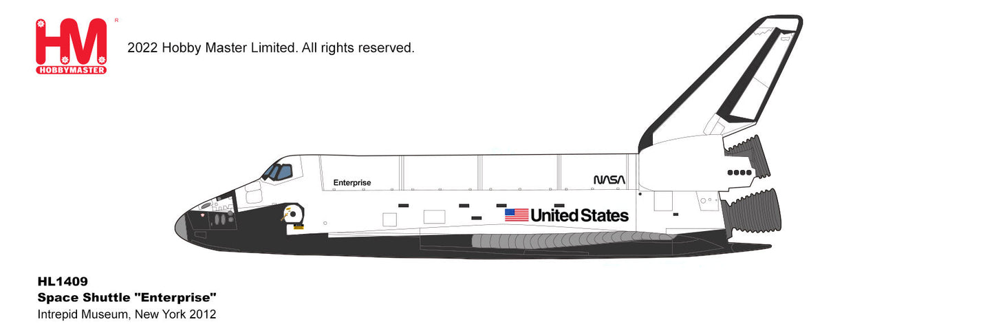 1/200 Space Shuttle "Enterprise" Intrepid Museum New York