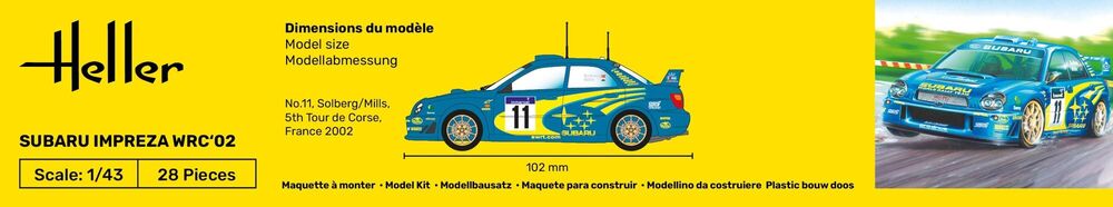 1/43 Starter Kit Subaru Impreza WRC 02