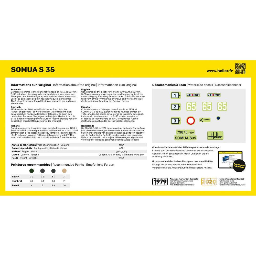 1/72 Somua S-35 Tank
