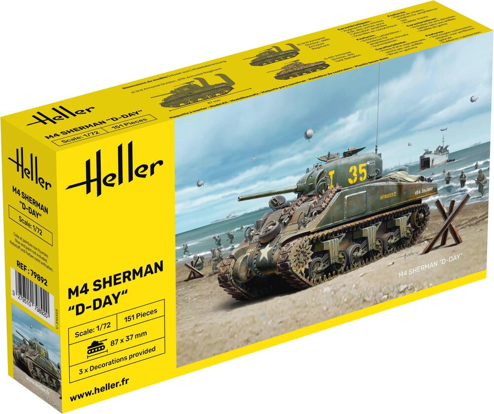 1/72 M4 Sherman D-Day