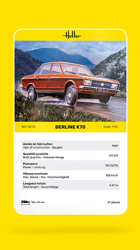 1/43 VW Berline K70