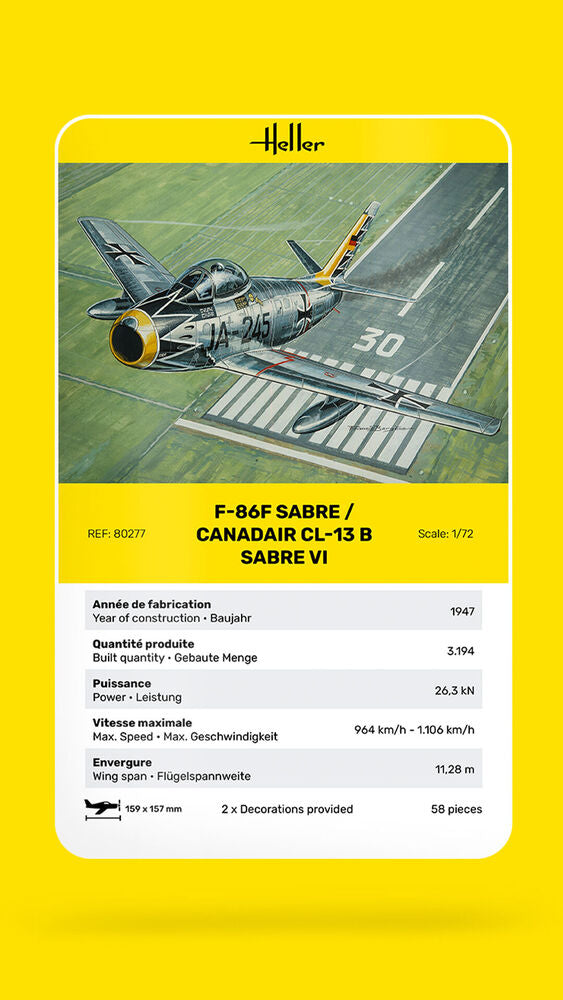 1/72 F-86F Sabre / Canadair CL-13 B Sabre VI