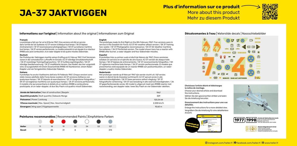 1/72 SAAB Ja-37 Jaktviggen
