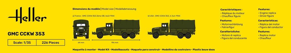 1/35 GMC CCKW 353 US-Truck