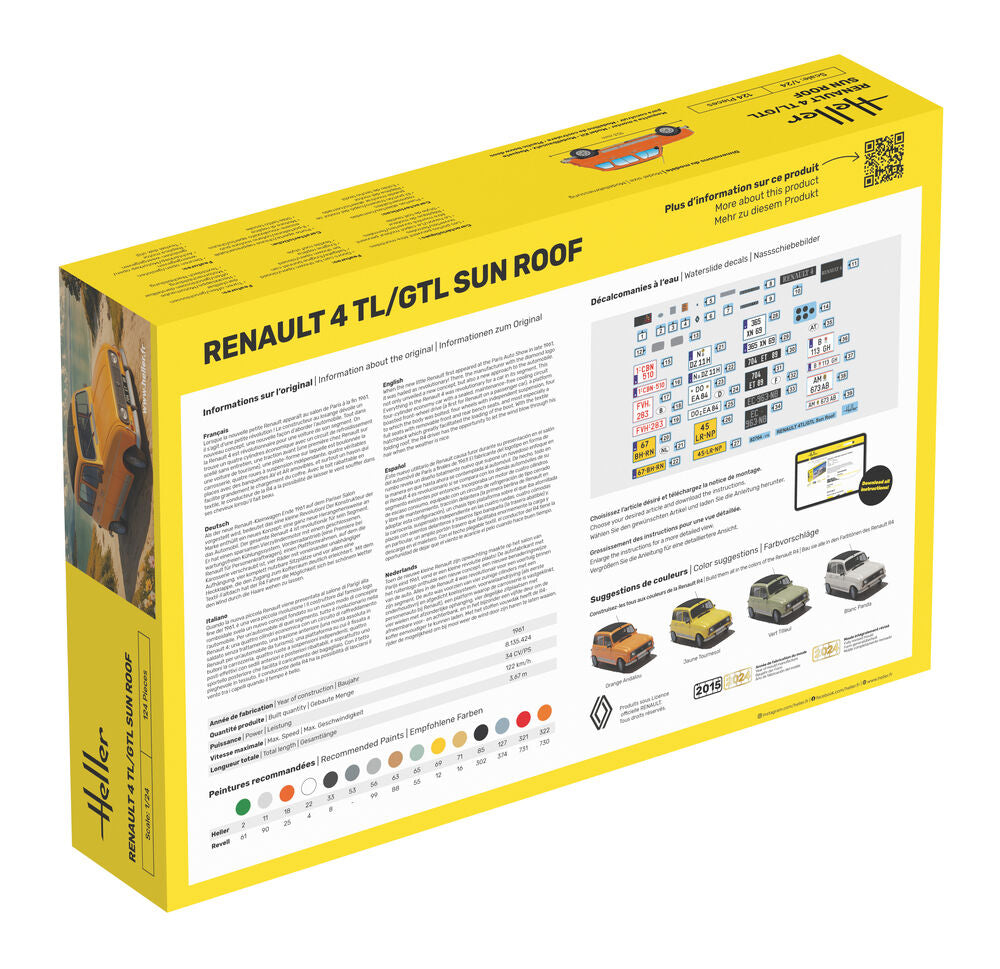 1/24 Renault 4 TL/GTL Sun Roof