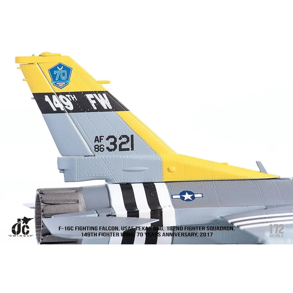1/72 F16C Fighting Falcon USAF Texas ANG 182nd FS 149th FW 70 years Anniversary Edition 2017