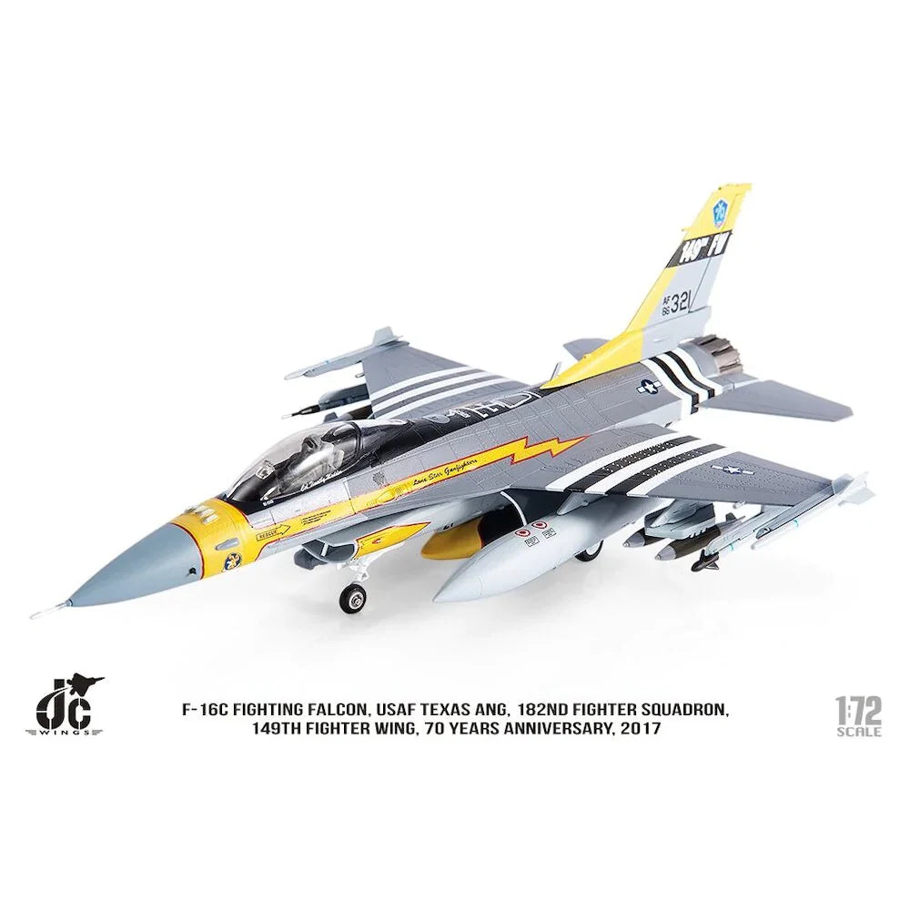 1/72 F16C Fighting Falcon USAF Texas ANG 182nd FS 149th FW 70 years Anniversary Edition 2017