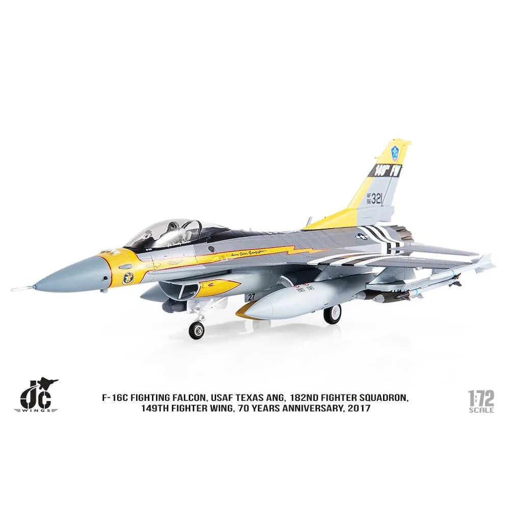 1/72 F16C Fighting Falcon USAF Texas ANG 182nd FS 149th FW 70 years Anniversary Edition 2017