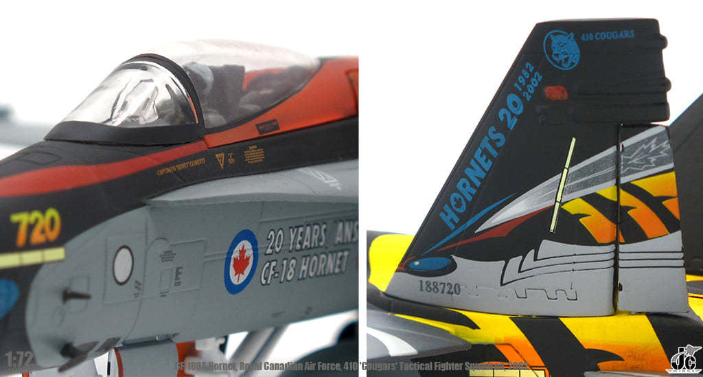 JCW72 CF188A Hornet Royal Canadian Air Force 410 Cougars Tactical Fighter Squadron 2002