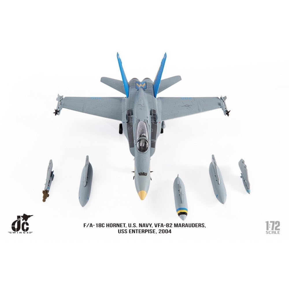 1/72 F/A18C Hornet U.S. NAVY VFA82 Marauders 2004