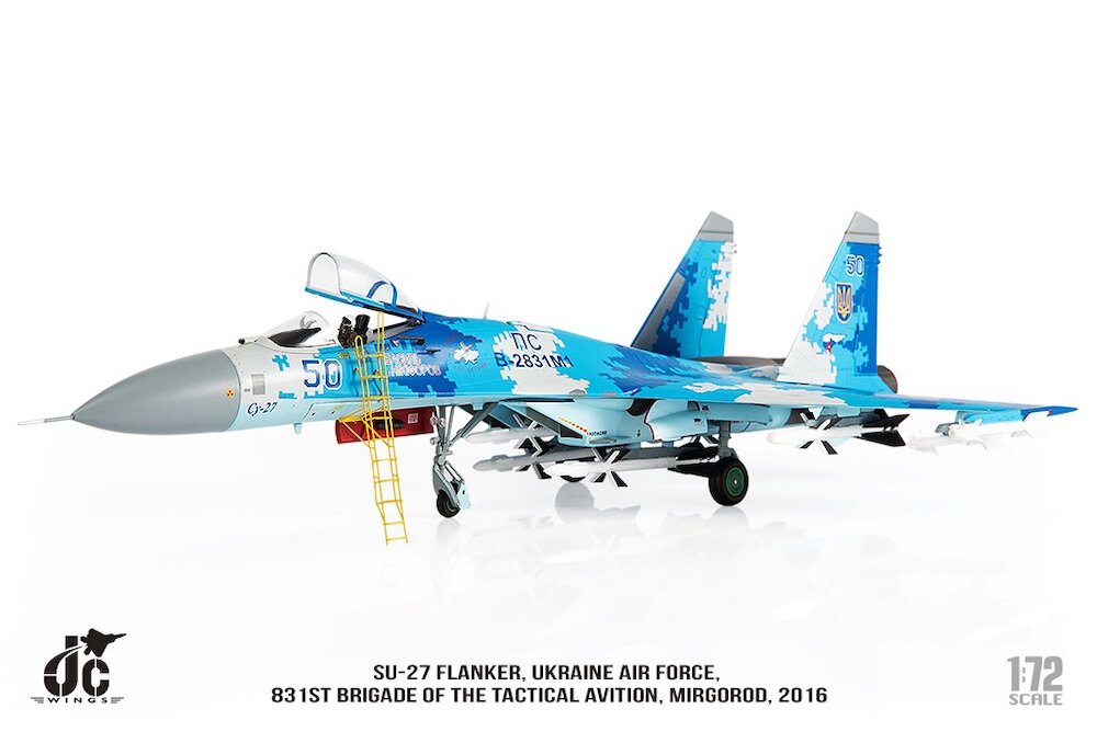 1/72 SU-27 Flanker Ukrainian Air Force 831st Brigade of the Tactical Avition 2016