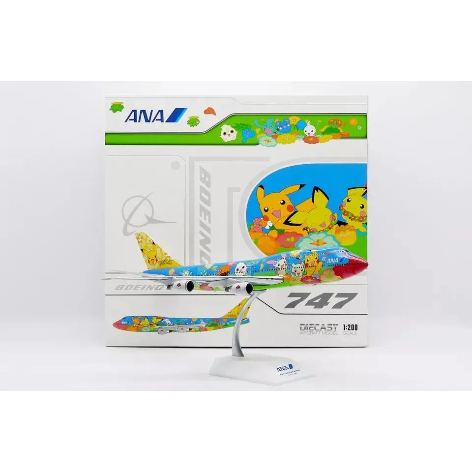 1/200 All Nippon Airways Boeing 747-400D "Ohana Jumbo" Reg: JA8956 with Stand