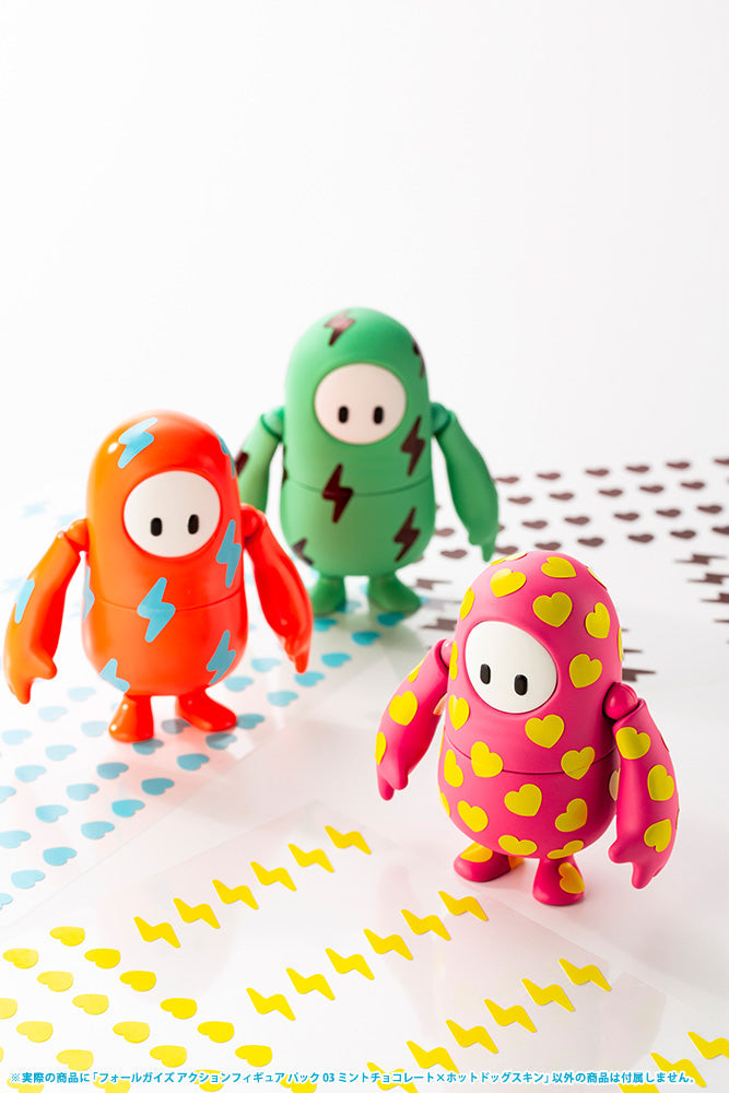 1/20 FALLGUYS ACTION FIGURE 03 MINT CHOCOLATE HOT DOG COSTUME ANI STATUE