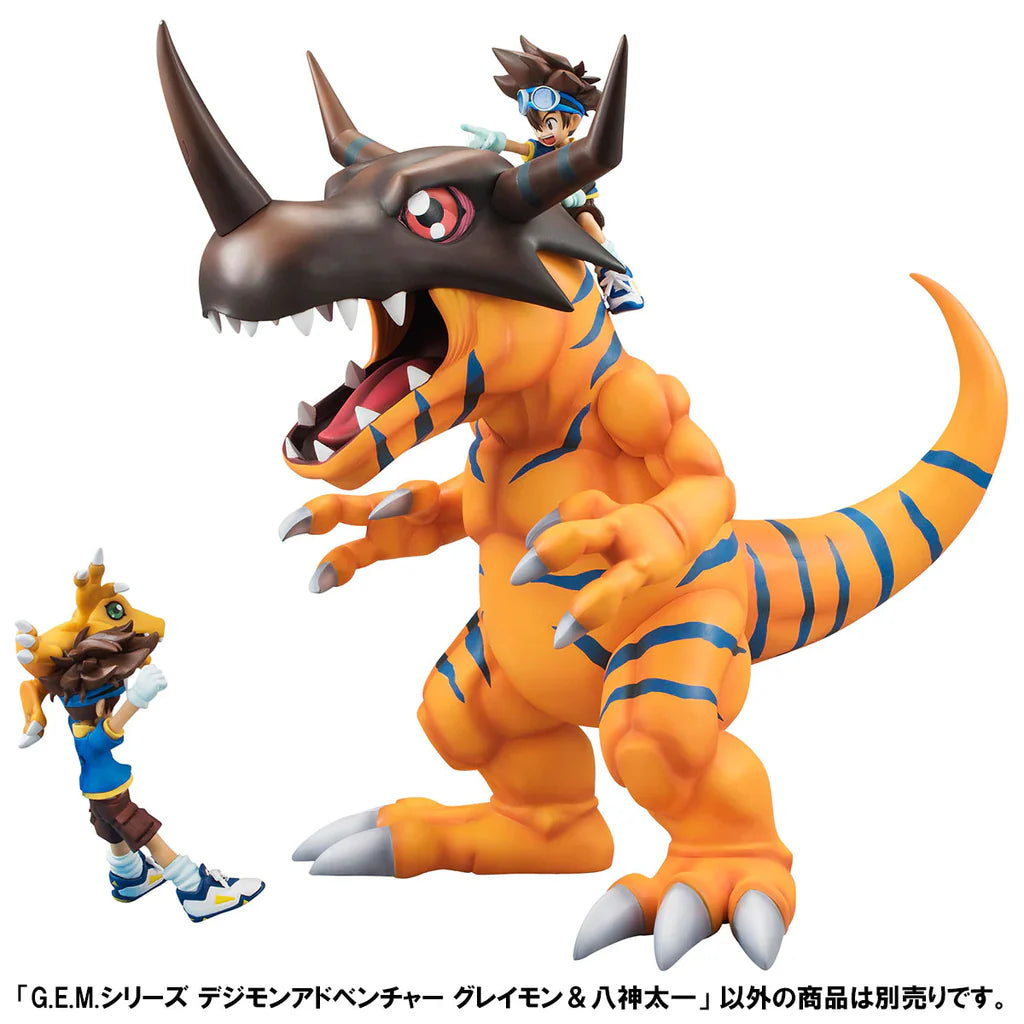 G.E.M. series Digimon Adventure Greymon & Taichi Yagami