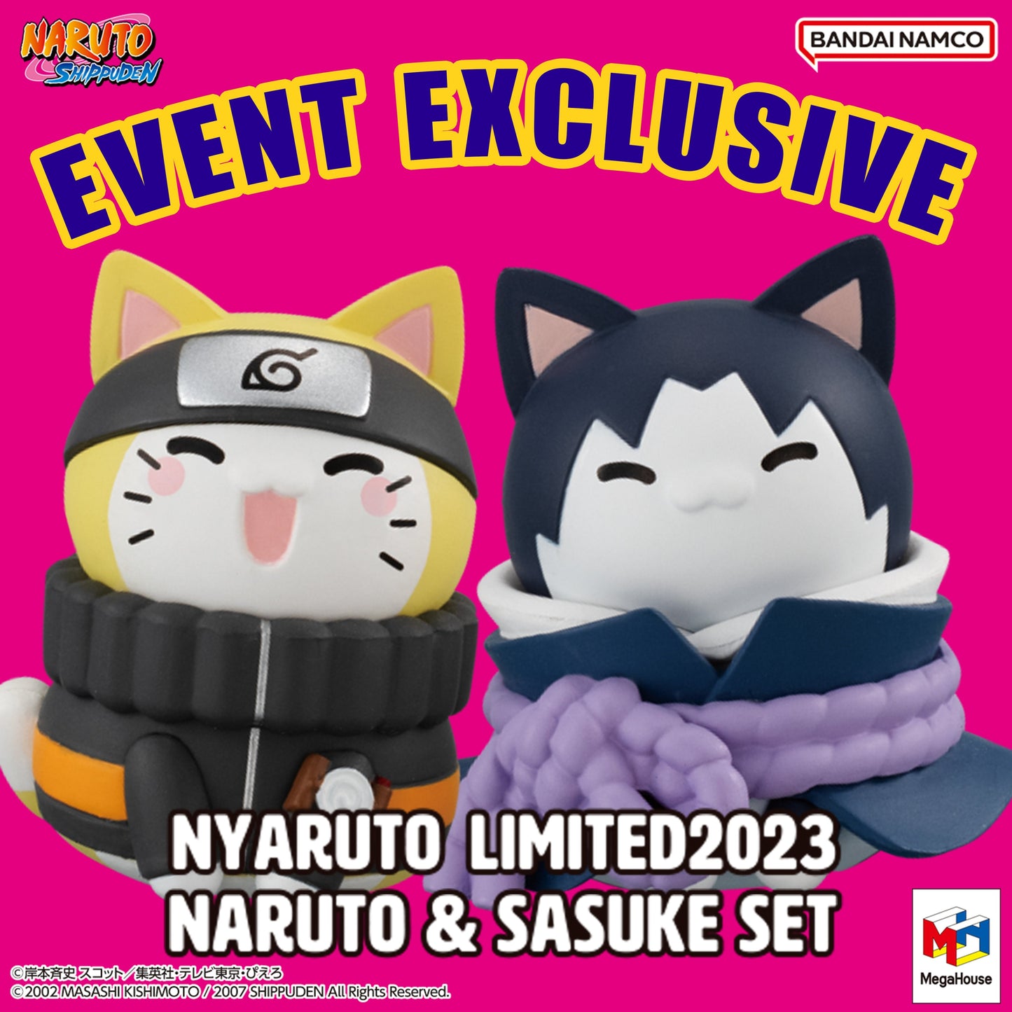 Mega Cat Project Naruto & Sasuke 2023 Limited Ver.