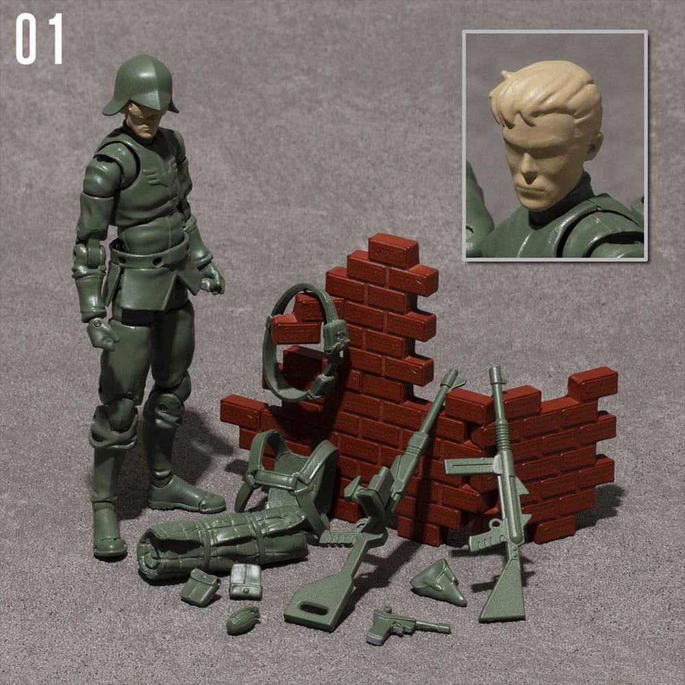 G.M.G PROFESSIONAL MS Gundam Principality of Zeon General Soldier01 03 Set (Packaging with special box)