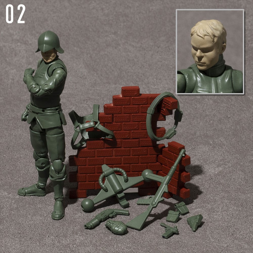 G.M.G PROFESSIONAL MS Gundam Principality of Zeon General Soldier01 03 Set (Packaging with special box)
