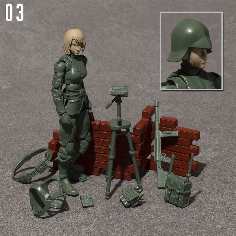 G.M.G PROFESSIONAL MS Gundam Principality of Zeon General Soldier01 03 Set (Packaging with special box)