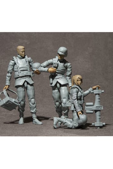 G.M.G. PROFESSIONAL Mobile Suit Gundam Earth United Army Soldier 01 03 Set (Packaging with special box)