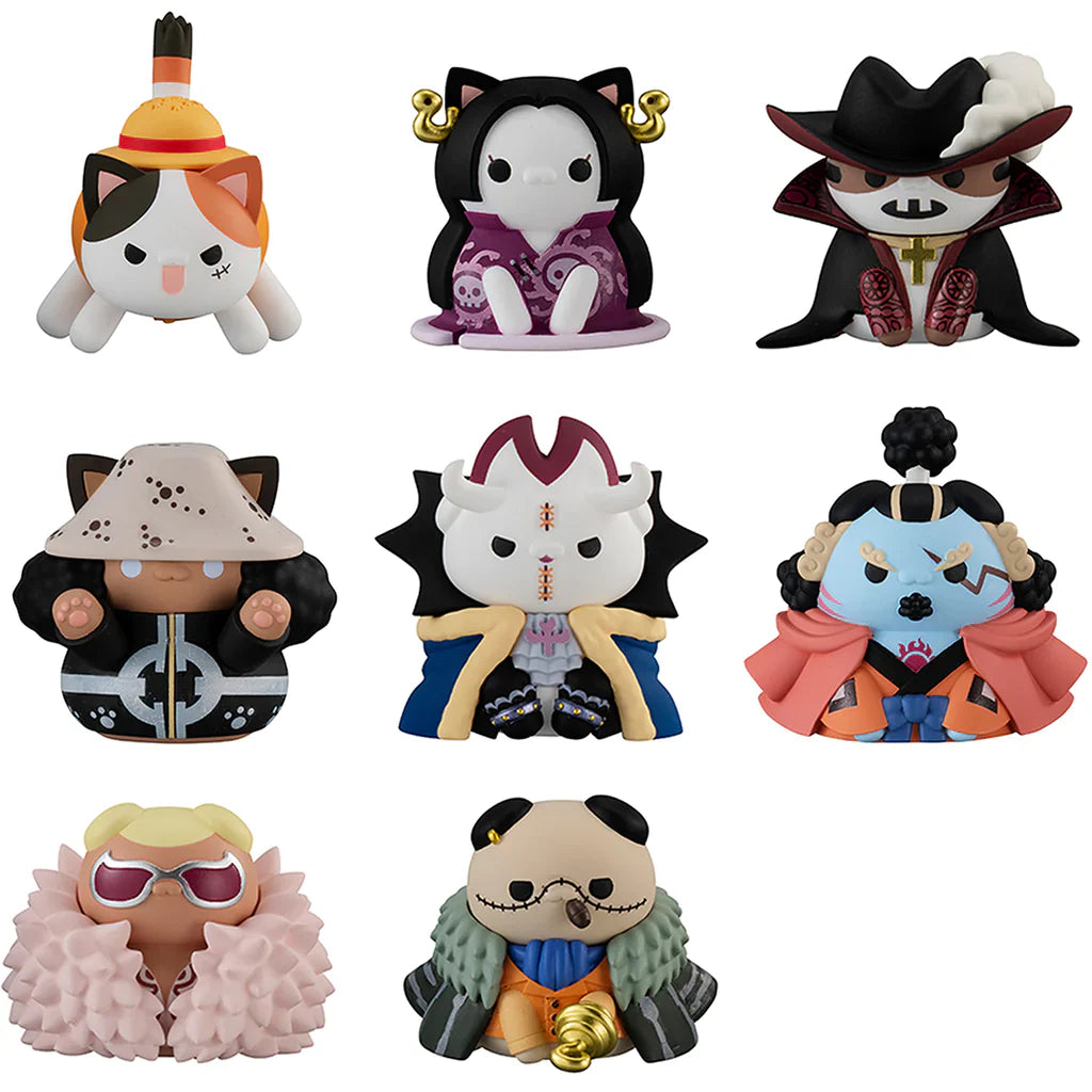 MEGA CAT PROJECT ONE PIECE Nyan Piece Nyan! Ver. Luffy & the Seven Warlords of the Sea
