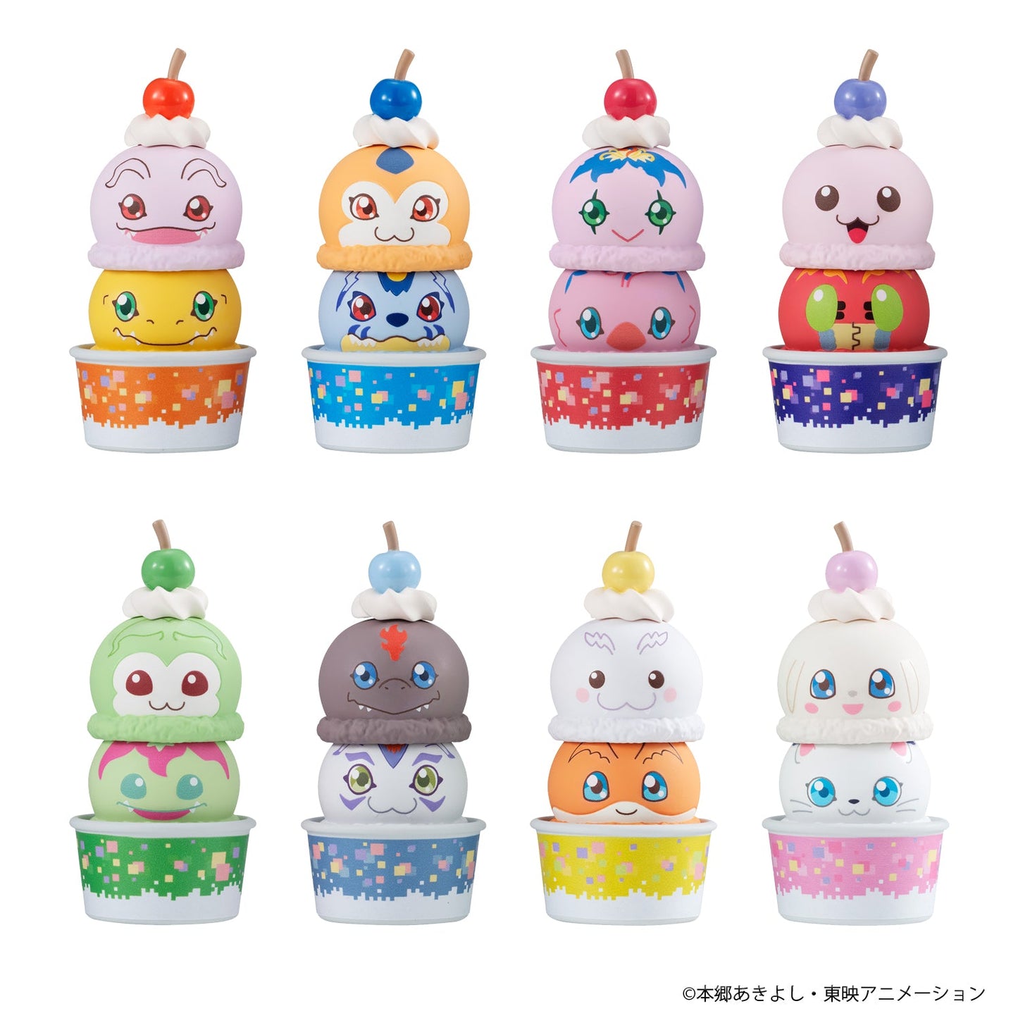 Tsumichen Stack Up & Change: Digimon Adventure