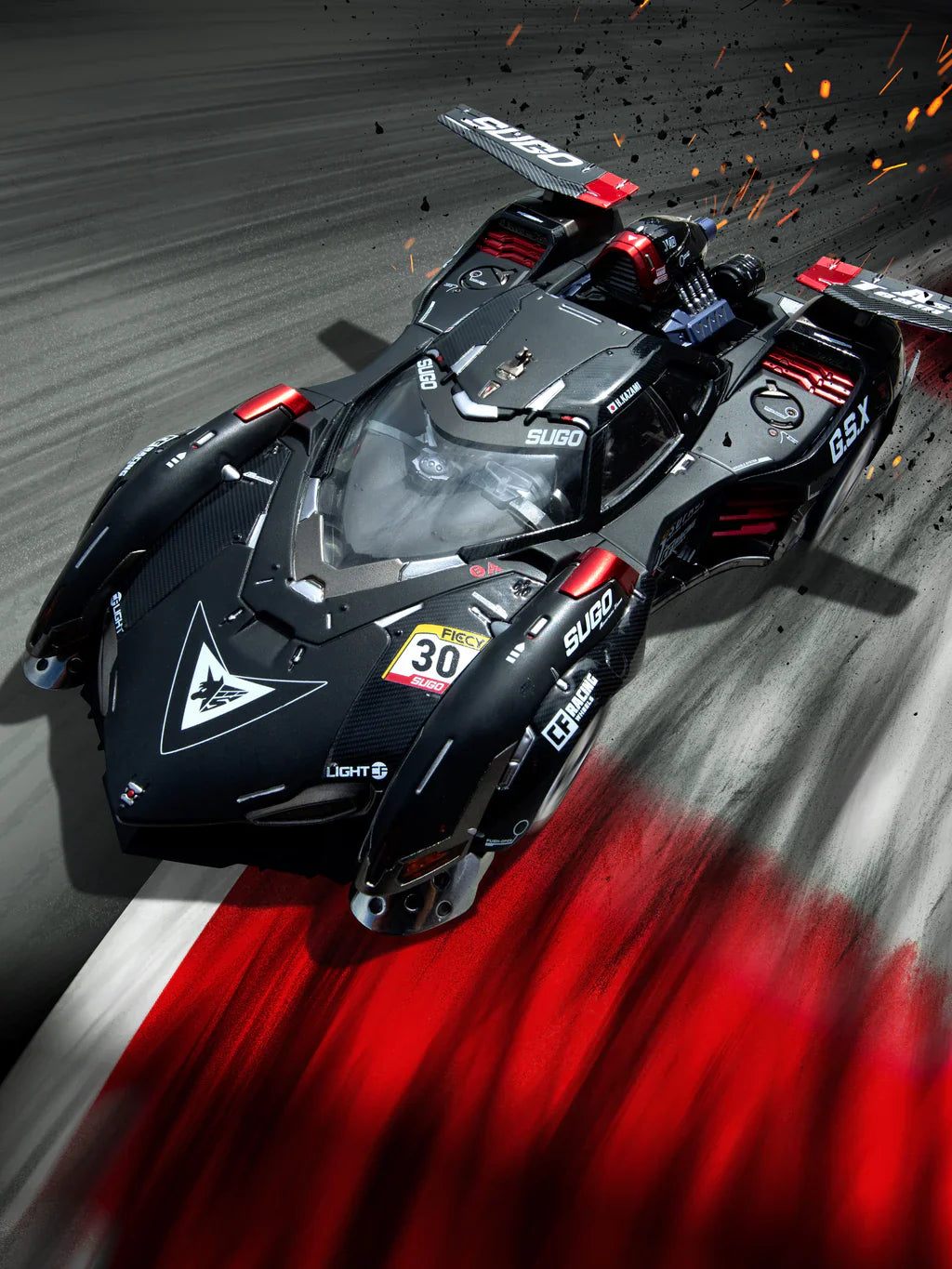 Variable Action Hi-Spec United: Future GPX Cyber Formula - Asurada G.S.X RS Siren