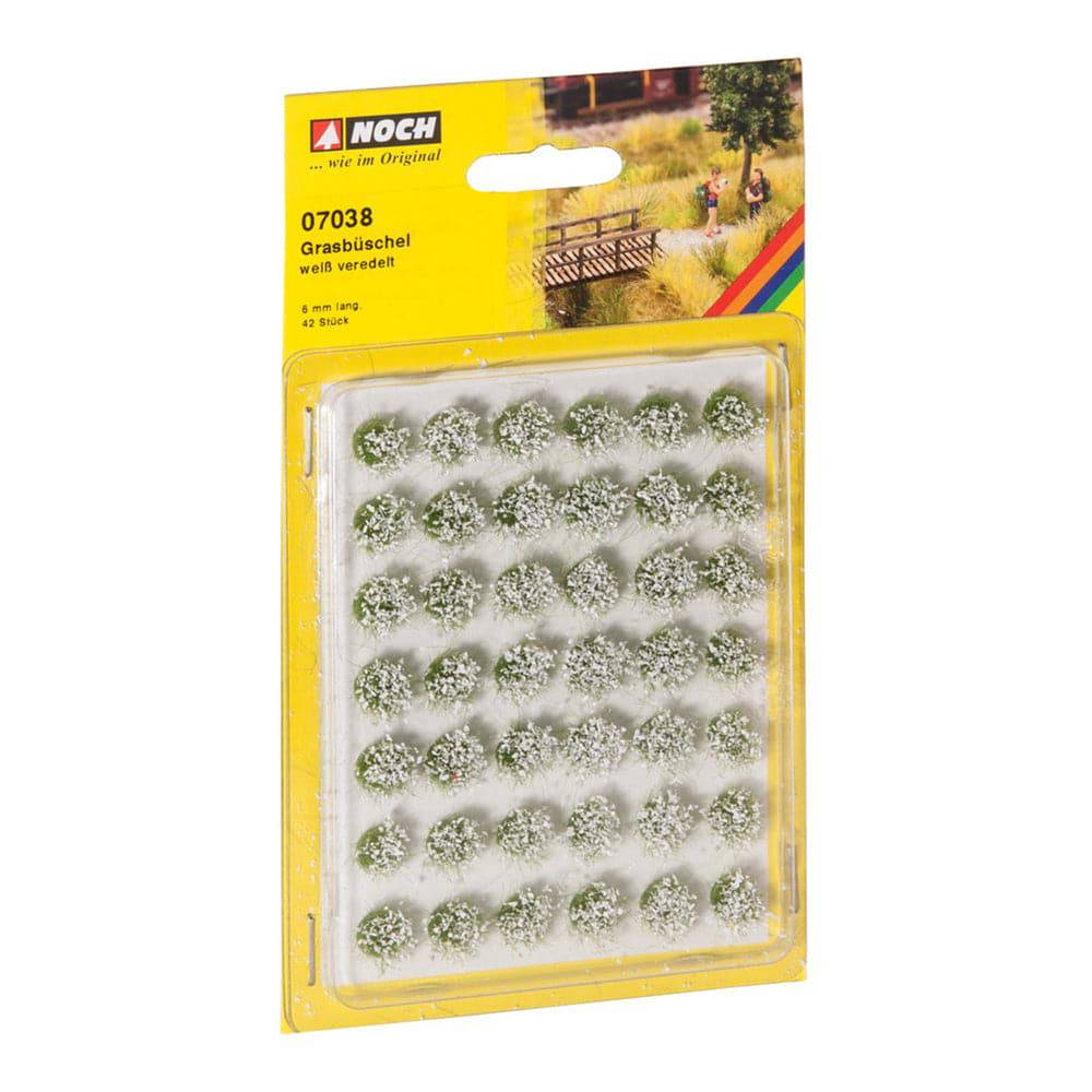 Grass Tufts - Blooming White -