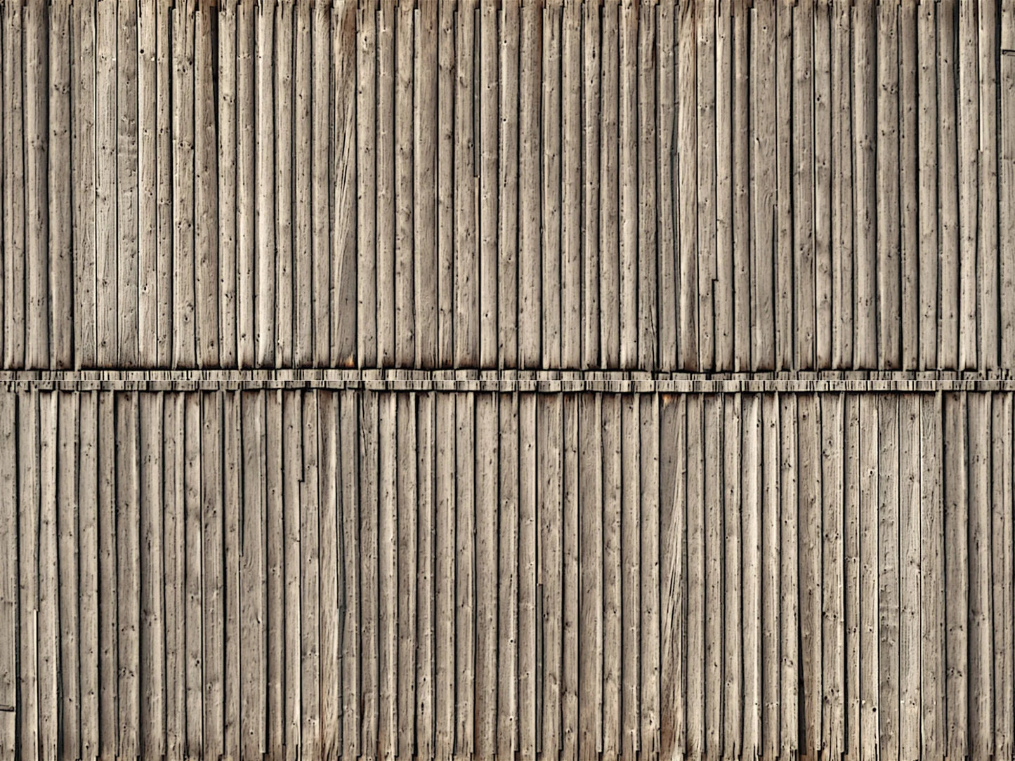 HO 3D Cardboard Sheet - Timber Wall -