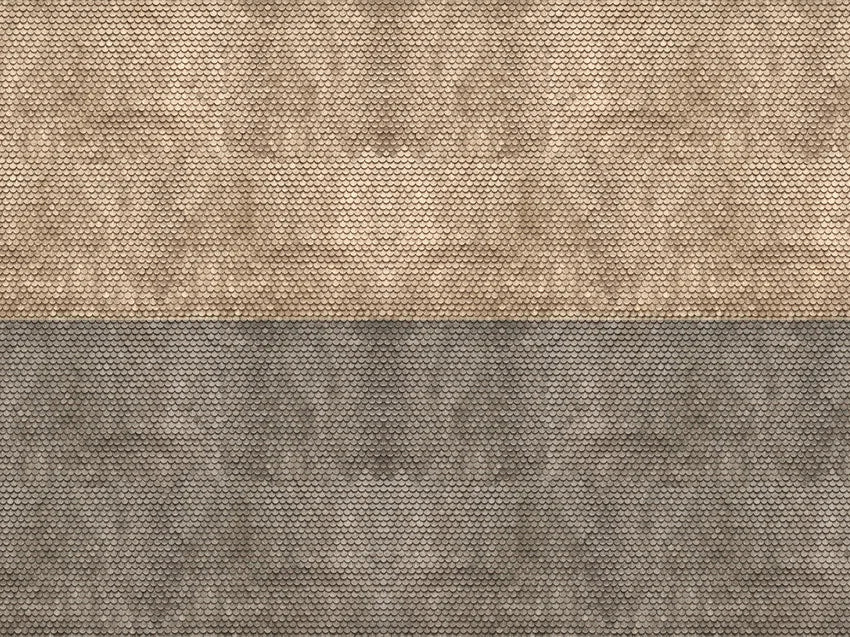 N 3D Cardboard Sheet Plain Tile Grey