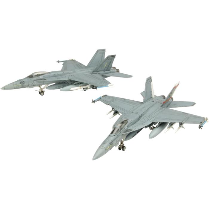 1/144 U.S. Navy F/A-18E Super Hornet "Golden Warriors" (Single-Seat) (2 Kits in One Box)