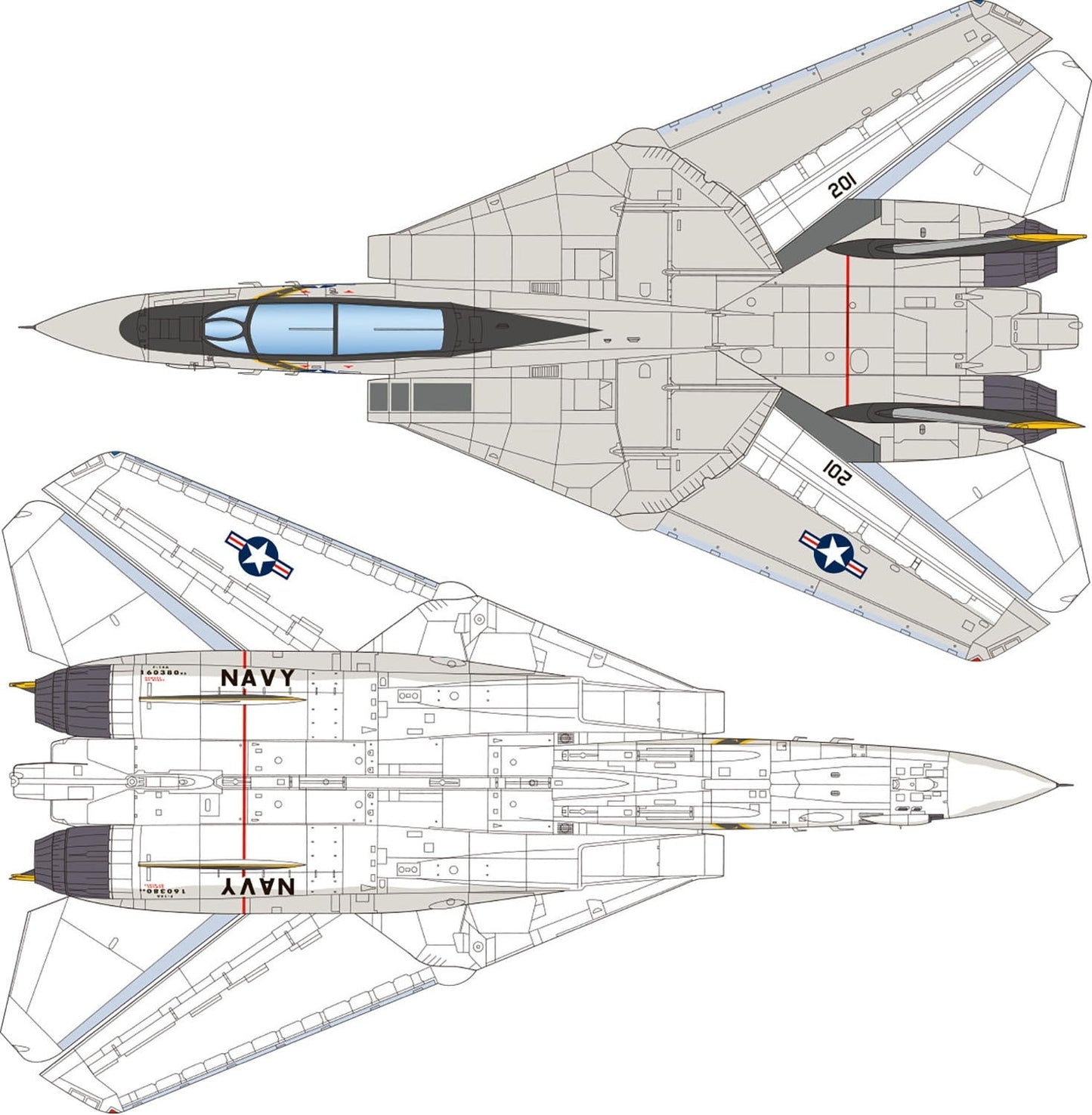 1/48 US Navy F-14A Tomcat VF-84 "Jolly Rogers" 1978