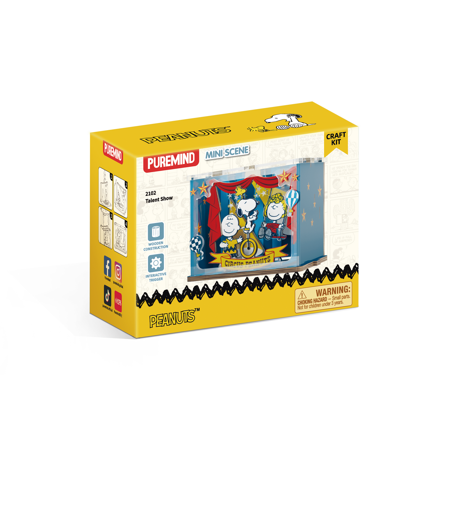 Puremind Peanuts: Snoopy Talent Show DIY Mini Scene