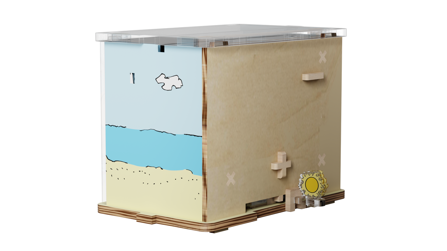 Puremind Peanuts: Snoopy Chilling at the Beach DIY Mini Scene