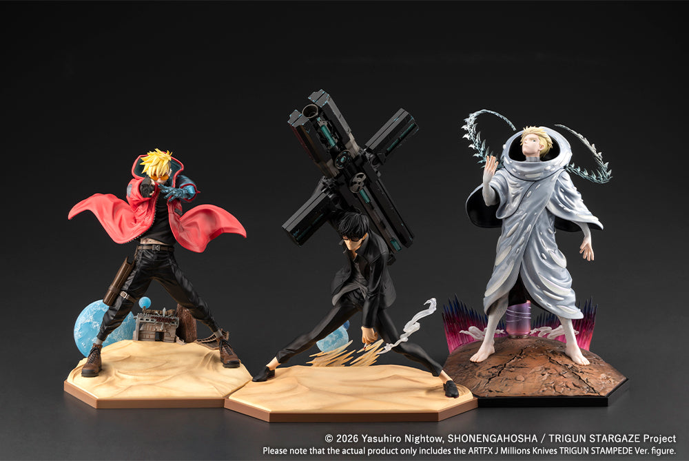 1/8 TRIGUN STARGAZE - ARTFX J - Millions Knives TRIGUN STAMPEDE Ver.