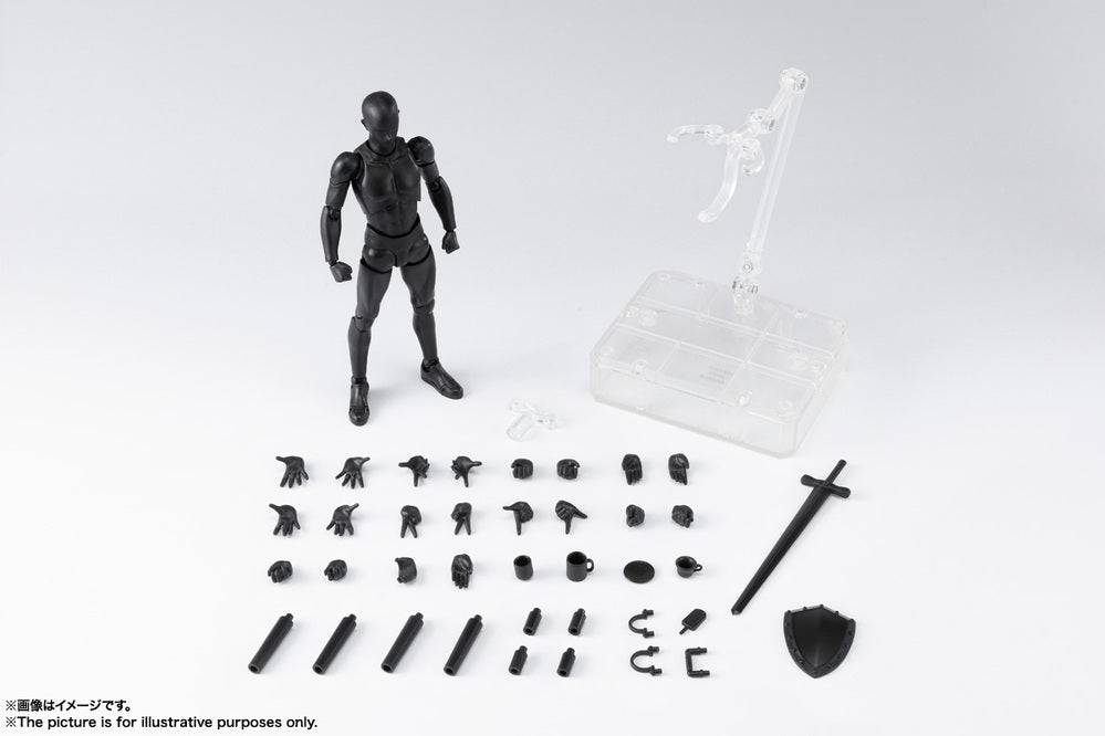 S.H.Figuarts BODY-KUN DX SET 2 (Solid black Color Ver.)