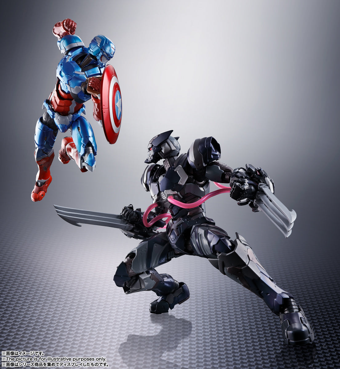 S.H.Figuarts Venom Symbiote Wolverine TECHON AVENGERS