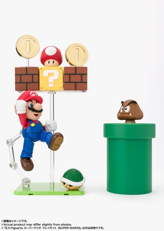 S.H.Figuarts Super Mario Playset (Super Mario)