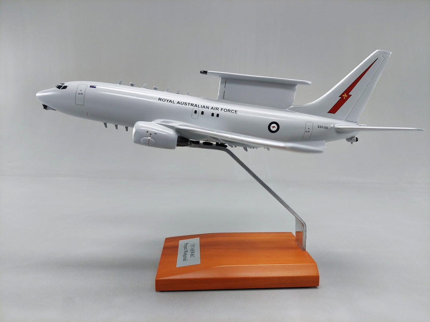 1/100 Boeing E7A Wedgetail A35003 RAAF Base Williamtown No.2 SQN Licensed Air Force Centenary Prod