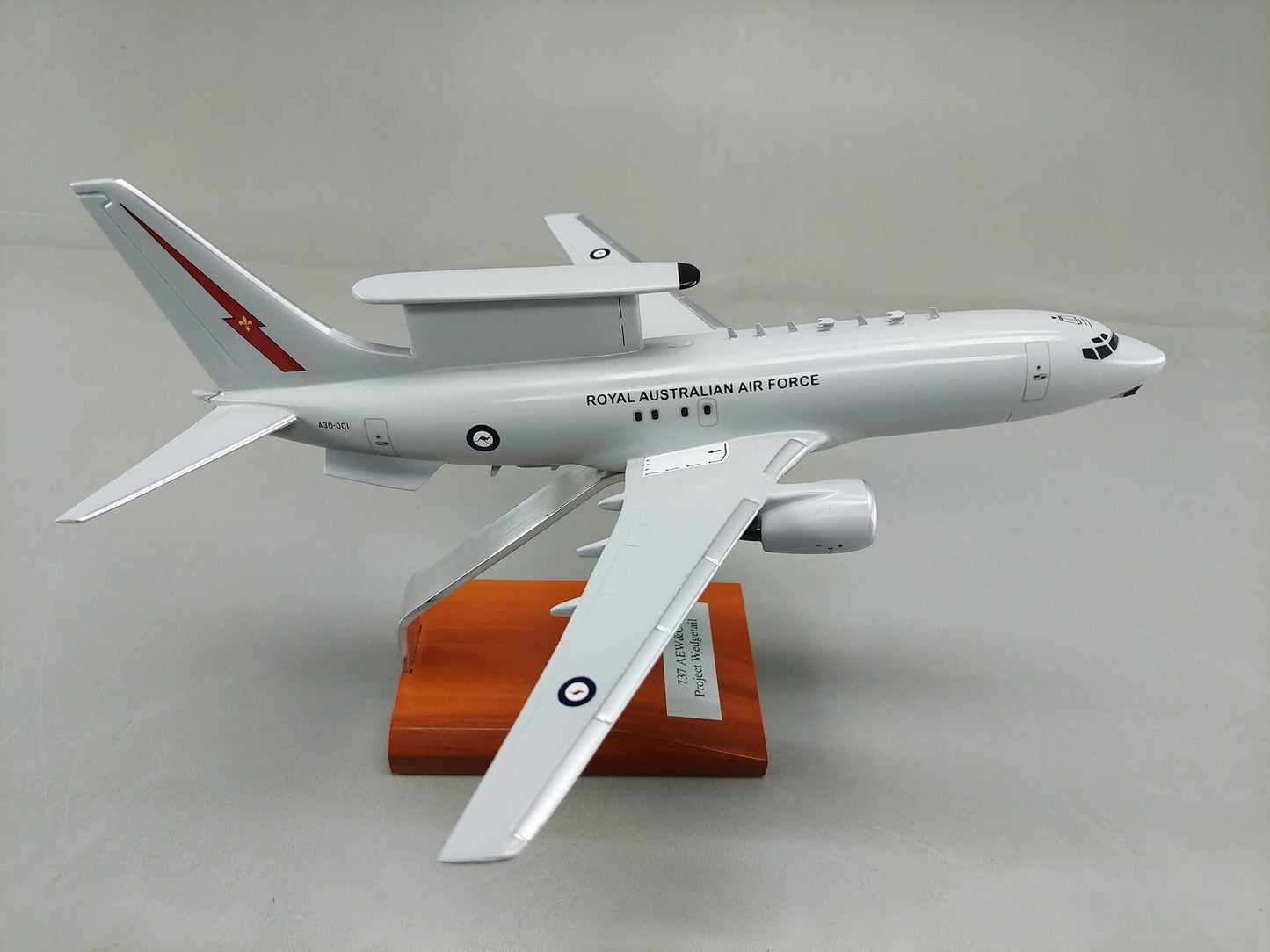 1/100 Boeing E7A Wedgetail A35003 RAAF Base Williamtown No.2 SQN Licensed Air Force Centenary Prod