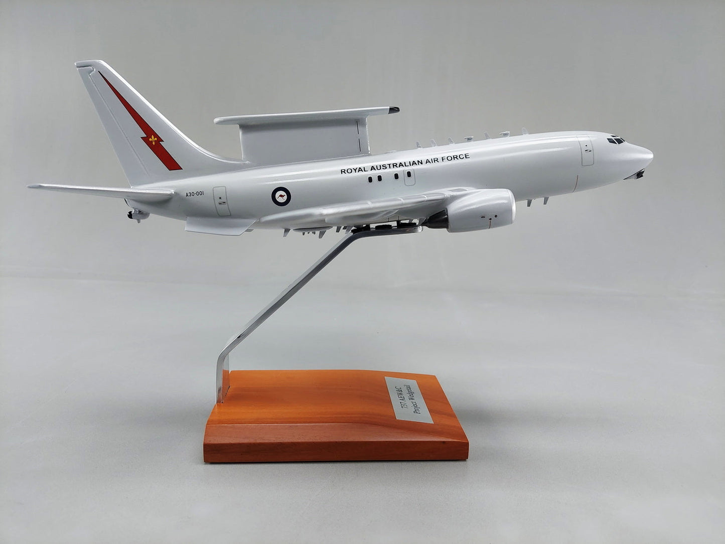 1/100 Boeing E7A Wedgetail A35003 RAAF Base Williamtown No.2 SQN Licensed Air Force Centenary Prod