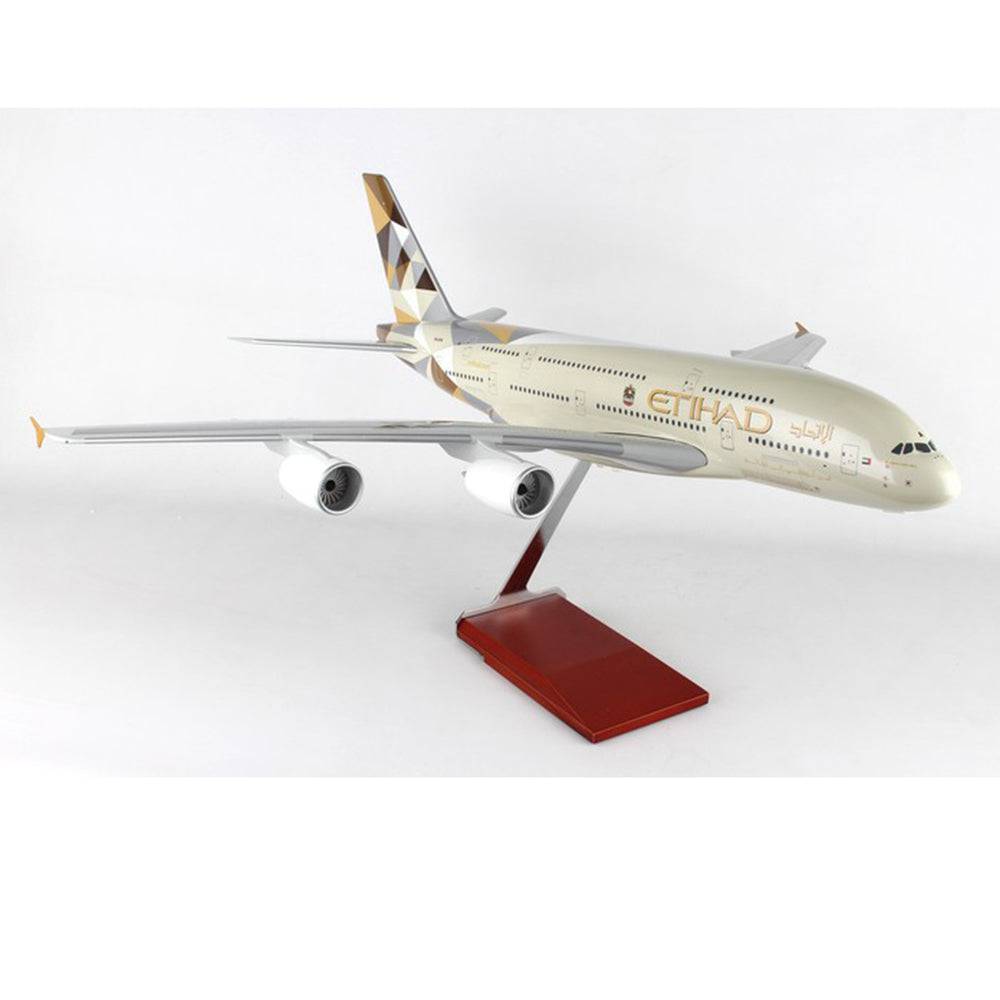 1/100 A380 Etihad w/Wooden Stand