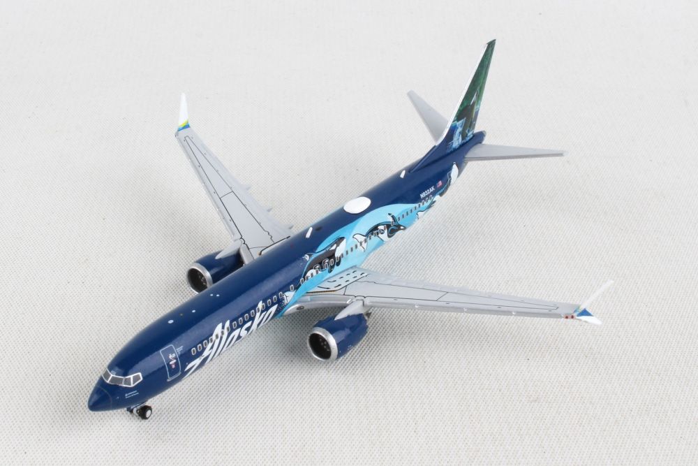 1/400 Alaska Airlines B737 MAX 9 N932AK West Coast Wonders (Orcas)