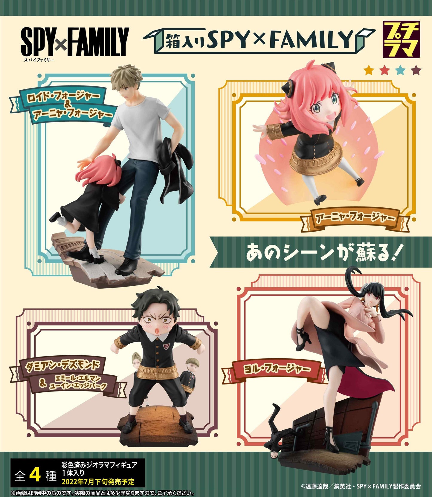 PETITRAMA Series Spy×Family in the Box set
