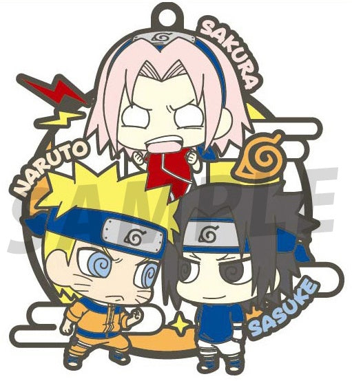 Rubber Mascot Buddycolle NARUTO threeman cell!