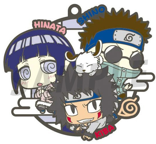 Rubber Mascot Buddycolle NARUTO threeman cell!