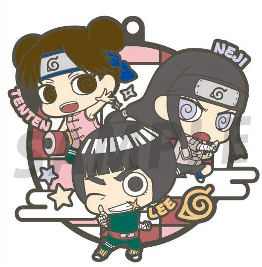 Rubber Mascot Buddycolle NARUTO threeman cell!