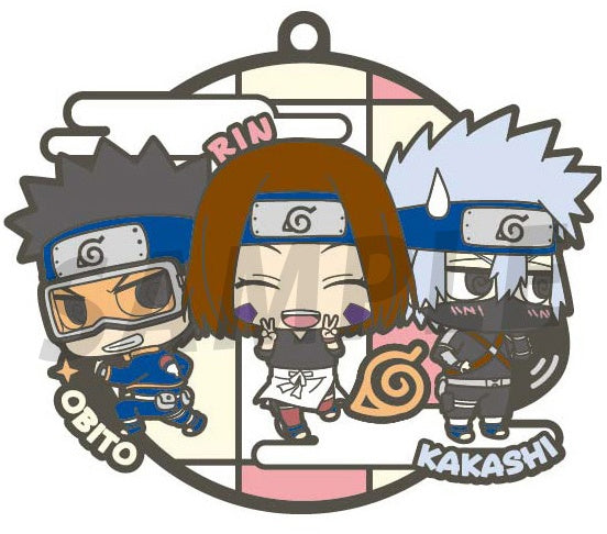 Rubber Mascot Buddycolle NARUTO threeman cell!