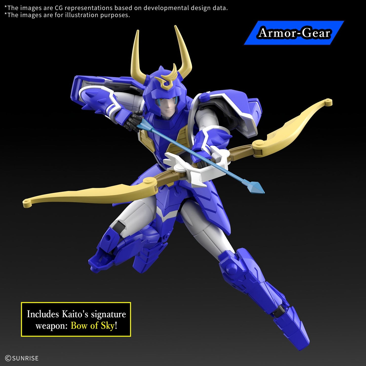 30MF Yoroi-Shinden Samurai Troopers Kaito of The Sky