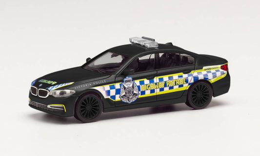 1/87 BMW 5 Series Sedan Victorian Highway Police Black